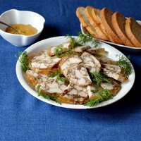 В пакете рулет куриный
