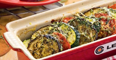 Террин из баклажанов помидоров и цуккини