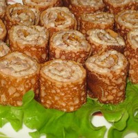 Блинные рулеты и рулетики из блинов Блинные рулеты и рулетики из блинов