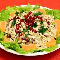 Салаты с курицей и грецкими орехами Салаты с курицей и грецкими орехами