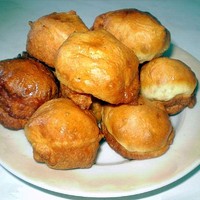 Пончики на кефире с медом батумские