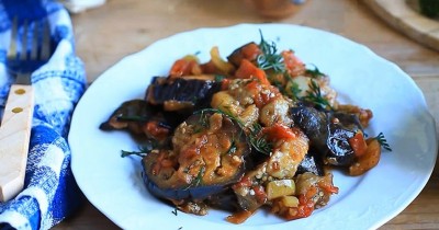 Жареные сушёные баклажаны