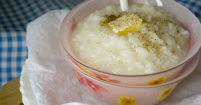 Рисовая каша на воде с топленым маслом