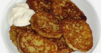 Драники из кабачка с сыром