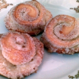 Сахарные розочки из готового слоёного теста