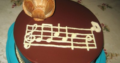 Моцарт торт из песочного теста с шоколадным муссом