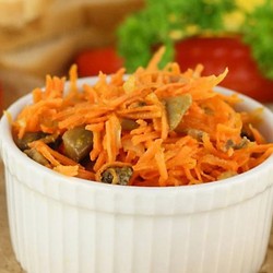 Шампиньоны с морковью