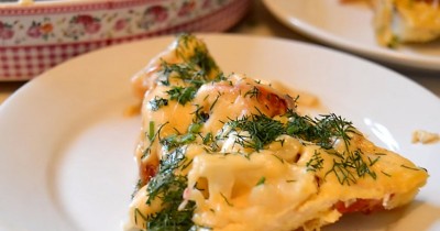 цветная капуста с курицей в духовке запеченная