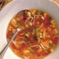 Куриный суп с кукурузой