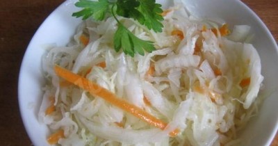 Маринованная капуста быстрого приготовления