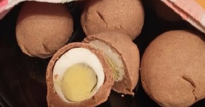 Ржаное печенье пирожки кокурки с яйцом