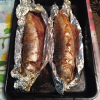 Скумбрия в духовке с овощами