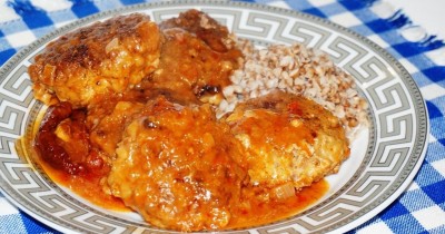 Гречаники в томатном соусе