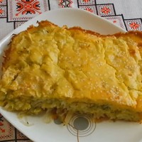 Пирог с капустой на скорую руку заливной
