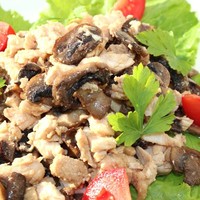 Салат курица с грибами