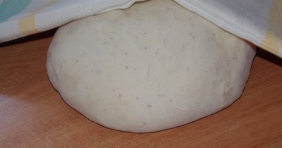 Заварное дрожжевое тесто на сухих дрожжах с льняной мукой
