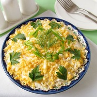 Салат мужской каприз с грибами