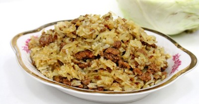 Голубцы ленивые с капустой в мультиварке