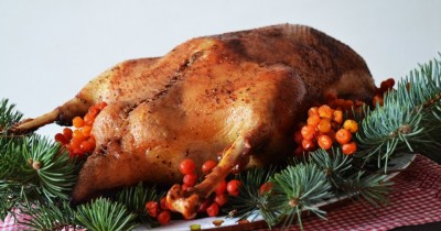 Дикий гусь в рукаве в духовке