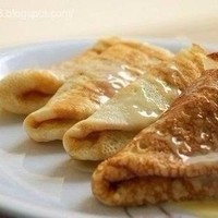 Заварные блины на молоке простые