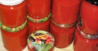 Кабачки на зиму с помидорами и чесноком