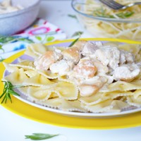 Куриные грудки в сметанном соусе на сковороде