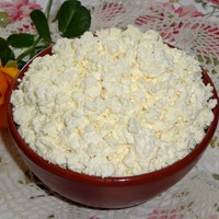 Творог из молока и кефира