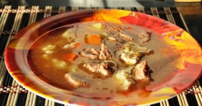 Венгерский вкусный суп гуляш из говядины