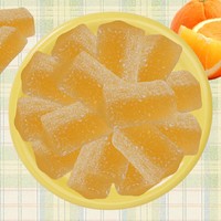 Желейные конфеты с апельсиновым соком