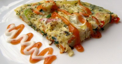 Цветная капуста с яйцом и сыром