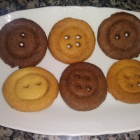 Песочные рогалики с орешками Песочные рогалики с орешками