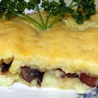 Картофельная запеканка с шампиньонами - пошаговый рецепт с фото на Повар.ру Картофельная запеканка с шампиньонами - пошаговый рецепт с фото на Повар.ру