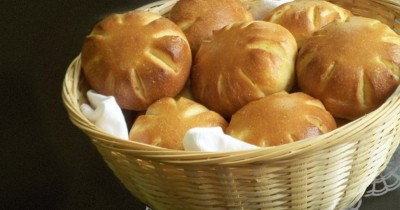 Булочки из хлебного теста