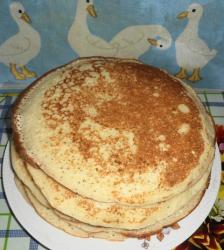 Блины на дрожжах и молоке Блины на дрожжах и молоке