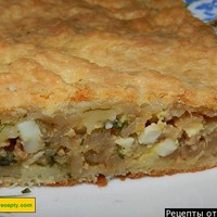 Пирог с капустой и яйцом в духовке