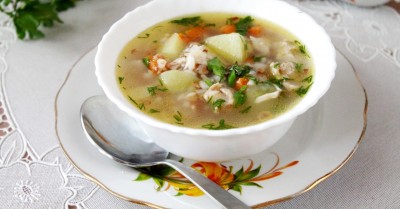 Крупник белорусский суп с картошкой и мясом