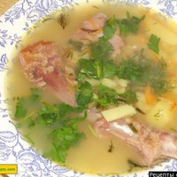 Гороховый суп с охотничьими колбасками картинки Гороховый суп с охотничьими колбасками картинки