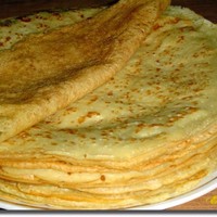Ажурные тонкие блины на молоке и кефире