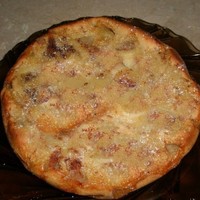 Яблочный пирог с яблоками на кефире