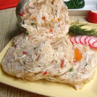 Куриный рулет в бутылке
