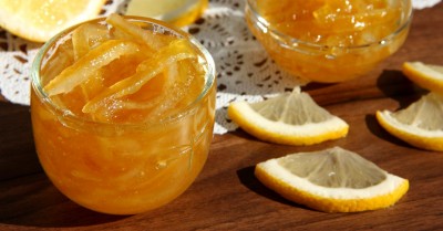 Мягкие лимонные цукаты в сиропе