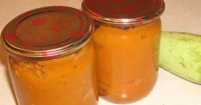 Кабачковая икра без морковки