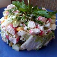 Салат морская свежесть картинки Салат морская свежесть картинки