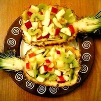 Салат на день рождения ребенка Экзотика