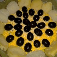 Оригинальный салат на день рождения