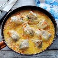 Минтай в сметане Минтай в сметане