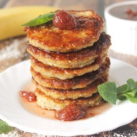 Банановые оладьи Банановые оладьи