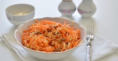 Салат морковь изюм сыр