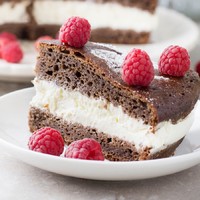 Торт с малиной Торт с малиной