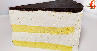 Торт Птичье молоко на агар-агаре со сгущенкой